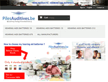 Tablet Screenshot of pilesauditives.be